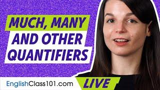 How to Use Much Many and Other Quantifiers in English