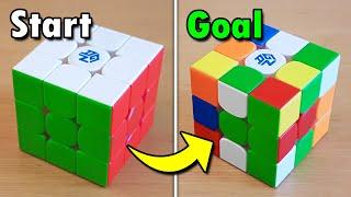 Solving a Rubiks Cube BACKWARDS Challenge