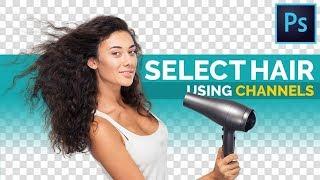 The BEST Way to Select Hair in Photoshop