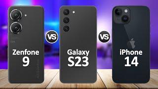 Samsung Galaxy S23 VS iPhone 14 VS Asus Zenfone 9
