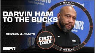 Stephen A. Smith SUPPORTS Darvin Ham to the Milwaukee Bucks   First Take