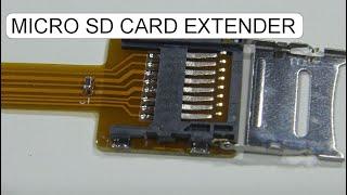 UNBOXING MICRO SD CARD EXTENDER MALE TO FEMALE