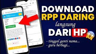 Cara Download RPP Daring k13 Revisi 2020 di HP