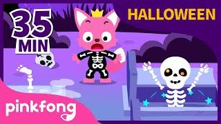 Las calaveras salen de su tumba  Halloween  Música Infantil  +Recopilación  Pinkfong Canciones