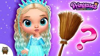 Princesses Clean The House??  Princesses - Enchanted Castle  TutoTOONS