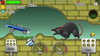 I FOUND a RAT in Hill Climb Racing  Suburbs Walkthrough GamePlay