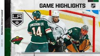 Kings @ Wild 410  NHL Highlights 2022