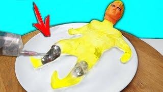 НИКОГДА НЕ ЗАКАЧИВАЙ ГАЛЛИЙ ЖИДКИЙ МЕТАЛЛ в STRETCH ARMSTRONG