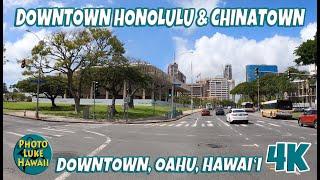 Downtown Honolulu & Chinatown Drive February 27 2023 Oahu Hawaii ホノルルハワイ