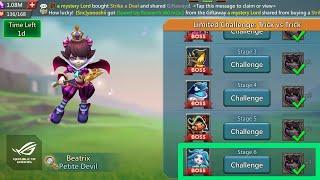 Limited Challenge Event Trick vs Trick Stage 6 Challenge - Lords Mobile  Without Rose Knight Clear