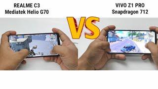Mediatek G70 VS Snapdragon 712  Realme C3 VS Vivo Z1 Pro 