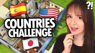 Every room is a different COUNTRY challenge in The Sims 4