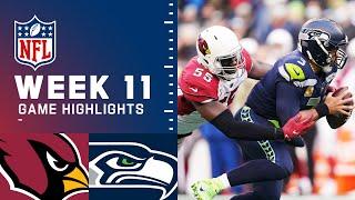 Cardinals vs. Seahawks Week 11 Highlights  NFL 2021