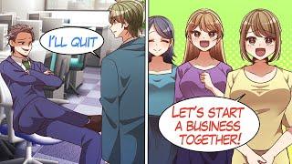 【Comic Dub】Quit My Job To A Bad Boss Joined Ex Colleague To Start Business. 【Manga Dub】