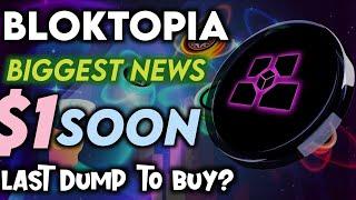 Bloktopia Coin Last Dump To Buy?  Bloktopia Coin Future  Cryptocurrency News Today