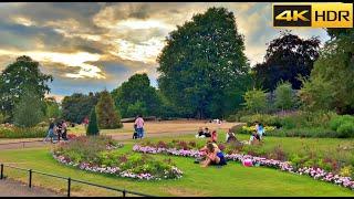 London Evening Walk - August 2022  Piccadilly  Buckingham Palace and Hyde Park  4K HDR