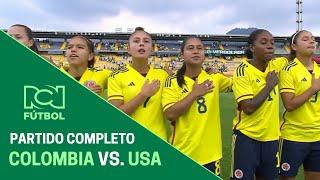 Partido completo Colombia Sub 20 vs. Estados Unidos Sub 20 – Amistoso femenino