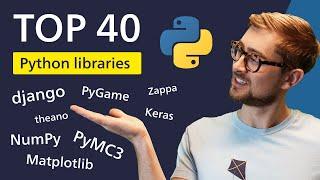 All Top 40 Python Libraries EXPLAINED in 20 minutes