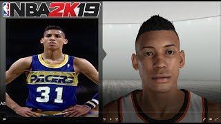 NBA 2K19 - How to create Reggie Miller - Includes proper shooting form -Extra players included