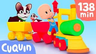 BIG AND SMALL  Learn with Cuquíns Colorful Train and more Educational Videos for Kids