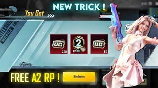  Free 360 Uc & A2 Royal Pass In Bgmi  Bgmi Free Rp Kaise le  How To Get Free Uc In Bgmi