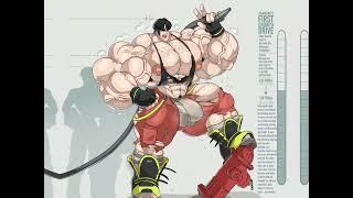 A determined firefighter Muscle growth drive