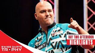 LAST 16 BOUND  Day Two Afternoon Highlights  2024 Swiss Darts Trophy