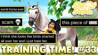 Star Stable Training Time #33 - Reacting to YOUR Worst Horses