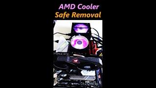 How to Properly Remove an AMD Wraith Prism Cooler from an AMD CPU  Motherboard #Shorts