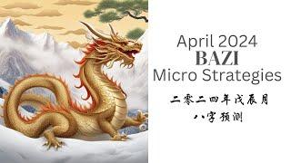 April 2024 Bazi Micro Strategies  二零二四年戊辰月八字预测