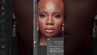 How To Quickly Remove Blemishes Pimples Wrinkles Scars and Acne in Photoshop #shorts