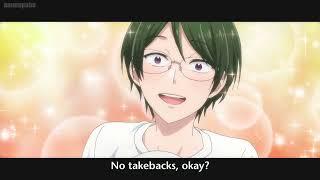 Moment when Hanako fell in love with Kabakura. wotakoi love is hard for otaku OVA.