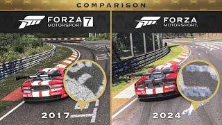 So … This Is Next Gen?  Forza Motorsport 7  Forza Motorsport 2024  Comparison Norschleife