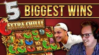 Top 5 BIGGEST WINS on Extra Chilli