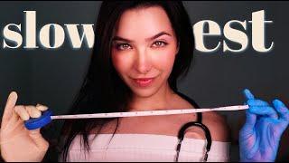 Slowest ASMR Ear Cleaning Spa Doctor Scalp Exam Tailor