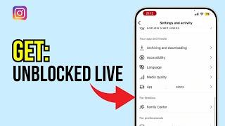 How to Get Unblocked from Instagram live Problem - Solved