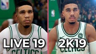 NBA 2K19 vs. NBA Live 19 Graphics Comparison on PS4