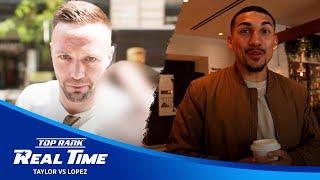 Josh Taylor & Teofimo Arrive In NYC Taylor Tells Lopez He Is Coming for Him  REAL TIME EP. 1