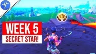 FORTNITE WEEK 5 SECRET STAR LOCATION Season 8 Week 5 battlestar