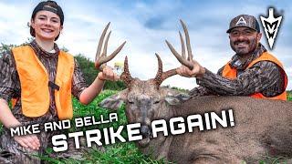 All In On A Giant Buck For Opening Day Bella’s Iowa Hammer #hunting #deerhunting