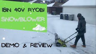 18IN RYOBI 40V SNOWBLOWER  IS IT WORTH IT?