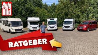 Wohnmobile 2022  Welches Camper ist das richtige für mich?  Ratgeber mit Alexander Failing