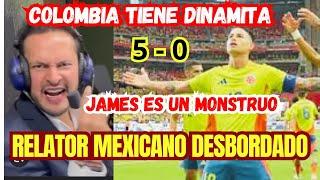 Emocionante Narración MEXICANA de los Goles de COLOMBIA  a PANAMA