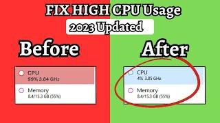 How to Fix 100% CPU Usage Windows 1011  High CPU laptop  Boost FPS