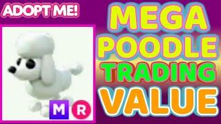Mega Neon Poodle Trading Values in Adopt Me Preppy Pets.