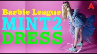 바비 인형 드레스 피규어 16 피첸바디 민트드레스2 Barbie Doll Dress Figure 16th TBLeague Phicen body Mint Dress2