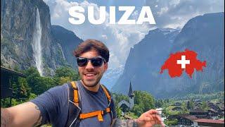 Estos lugares no parecen reales  VLOG SUIZA  Lauterbrunnen Interlaken y Grindelwald