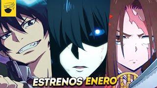 ESTRENOS ANIME IMPERDIBLES ENERO 2024 NETFLIX Crunchyroll Disney+ Animeflv xd y más...