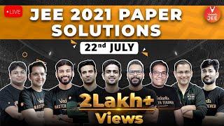 JEE Main 2021 Question Paper Solutions  22nd July  JEE 2021 Question Paper  Vedantu JEE