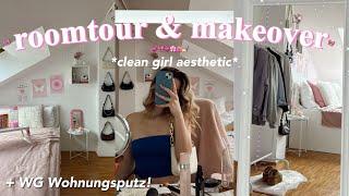 aesthetic room makeover  WG- Wohnungsputz und aktuelle roomtour